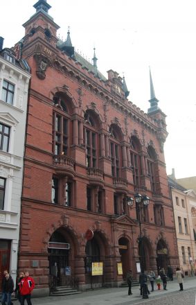 Köpmännens hus – Arthurshof. Här ägde olika tillställningar rum.