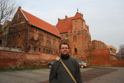 Rester av de tyska korsfararnas borg – Toruńs grundare.