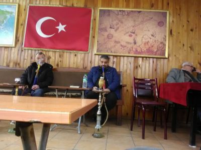 Kafé i närheten av Edirne Kapı.