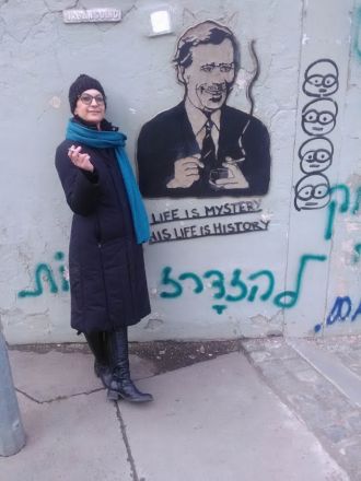 Ginka och Václav H. i Prag.