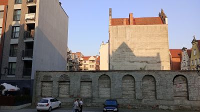 Utsikten mittemot under kvällsmaten.