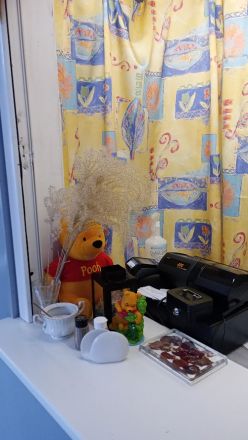 Bar Puchatek, kassan.