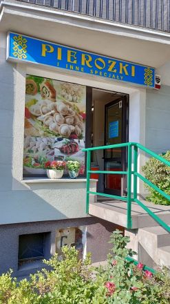 Servering med ukrainsk husmanskost.