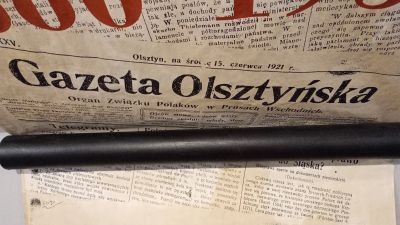 Ett nummer av Gazeta Olsztyńska från 1921, organ för polackerna i Ostpreussen.