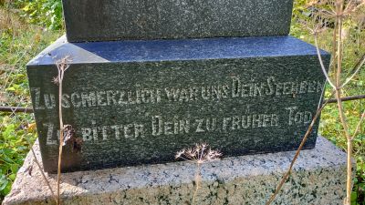 De sju religionernas begravningsplats, här den evangeliska avdelningen...