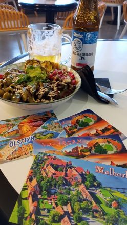 Avslutande middag i Emigrations-museet intill färjeterminalen i Gdynia.